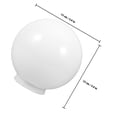 thumbnail image 2 of AURARMLET 27Set Globe Lamp Shade Spherical White For Wall Sconce Porches, 2 of 8