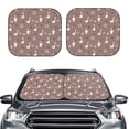 thumbnail image 2 of Zufioo cartoon geese Print Folding Car Windshield Sun Visor, Anti-ultraviolet Sun Visor, Suitable for Trucks, Vans Car Accessories-Small, 2 of 6