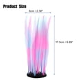 thumbnail image 2 of Soft Silicone Glowing Aquatic Artificial Seaweed Aquarium Kelp for Fish Tank Decoration Pink, 2 of 7