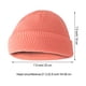 thumbnail image 4 of Qarigey Gorro de lana de tendencia, buena elasticidad, gorras clásicas de pescador sin borde, tocados crimpables a prueba de viento para montañismo, Sombreros polvo de naranja Qarigey AP009365-17B, 4 of 6