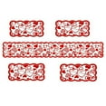 thumbnail image 1 of Exquisite Parti Fournitures 1 Set Set Set Modèle Coeur d'Amour Imperméable Style Vintage Jolie Nappe pour la Saint-Valentin, 1 of 6