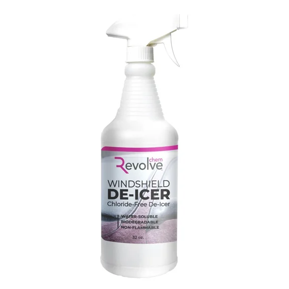 Windshield De-Icer-32 Oz Sprayer-Chloride-Free Formula for Fast Ice/Snow Removal