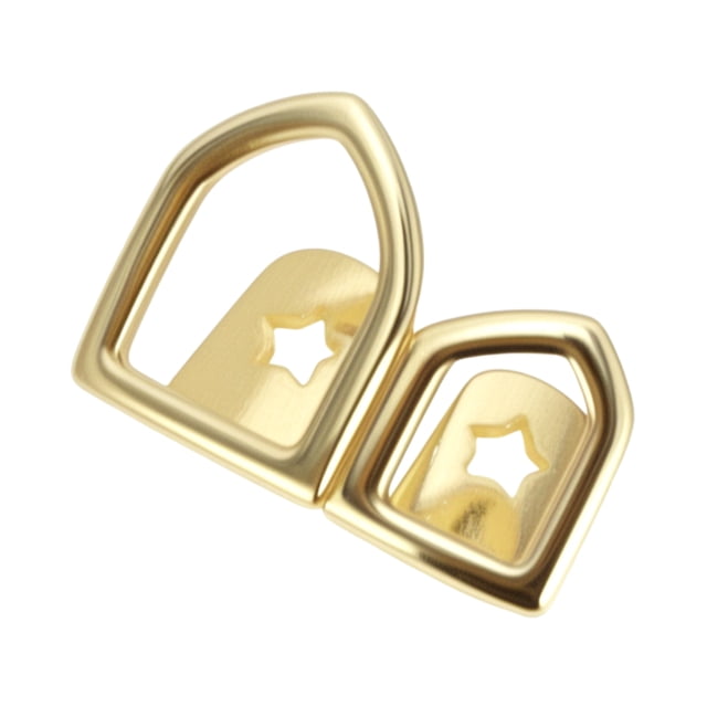Unique Bargains 1 Set Fake Teeth Grills Fashion for Hip Hop Gift Gold Tone
