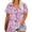 B37 Purple short sleeve shirts for women clearance under $5, variant on Women Tops under $5! Cagogo Womens Plus Size Shirts Floral Printed Short Sleeve Boho Tunics V Neck Loose Fit Summer Trendy Oversized Blouses Clothing