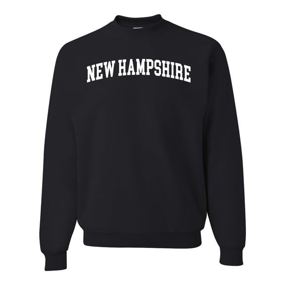 Wild Bobby State of New Hampshire College Style Unisex Crewneck Sweatshirt