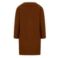 thumbnail image 6 of Winter clothing for women Plus Size Coat For Autumn Winter Warm Long Sleeve Outerwear With Button Closure And Pockets Full Length Comfortable Jacket, 6 of 6