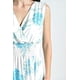 thumbnail image 4 of Vestido largo cintura smock Roman Fashion Juvenil 8801X-11 Blanco Flor M, 4 of 5