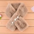 thumbnail image 2 of Womens Scarves Winter Scarf for Women Scarf Autumn And Winter Thickened Solid Color Cute Plush Fashionable Thickened Warm Scarf, 2 of 6