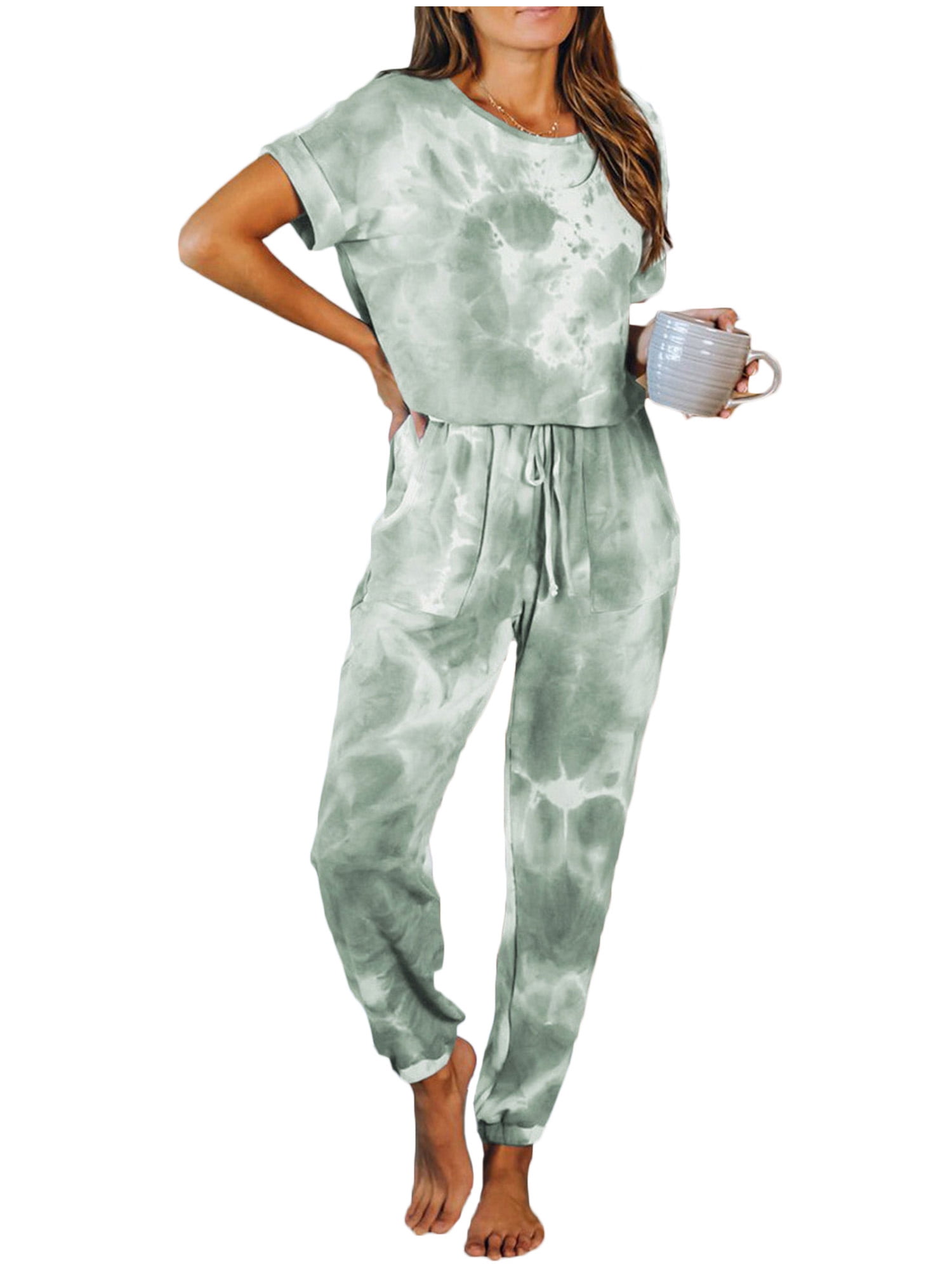 tie dye tracksuit set plus size