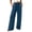 Navy, variant on Womens Fleece Wide Leg Sweatpants High Waisted Athletic Sweat Pants Winter Baggy Workout Pant with Pockets