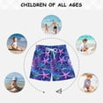 thumbnail image 6 of FORMRS Boys Swim Trunks Quick Dry Mesh Liner Boardshorts Sizes XS-XL, Neon Pink Starfish, 6 of 7