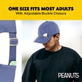 thumbnail image 4 of Gorra de béisbol Concept One Peanuts Snoopy Peek-a-Boo Blue, 4 of 6