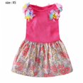 thumbnail image 2 of Color Flower Print Dog Clothes Dog Clothes Dog Clothes Summer P, 2 of 3