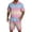Sky Blue-B#1327, variant on Hearthz Men's 2 Piece Short Sets Gradient Print Short Sleeve Button Down Shirt and Shorts Set Summer Casual Tracksuit with Pockets