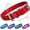 Ruby Red, variant on Waterproof Dog Collar, Washable Quick Dry Collar with Metal Buckle, Teal-M 1"