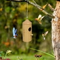 thumbnail image 4 of 1Pack Hummingbird House - Natural Wooden Hummingbird Houses for Outside Hanging, Gardening Gifts Home Decoration, 4 of 7