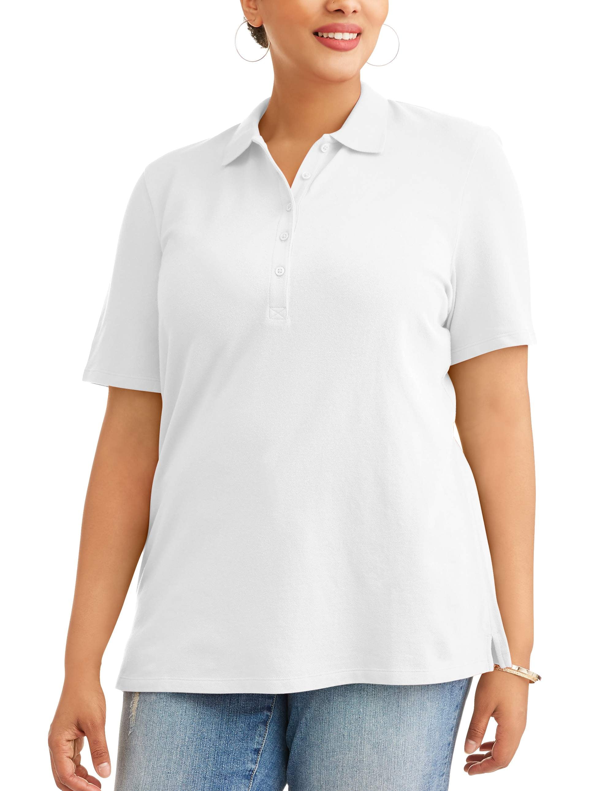 riders by lee women's slimming silhouette polo shirt