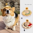 thumbnail image 1 of CNKOO Pet Woven Straw Hat Cute Style Hat Female Dog Cute Decoration, 1 of 15