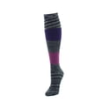 thumbnail image 2 of MeMoi Marled Combo Pattern Knee High Socks - Womens - Female, One Size, Rosin Heather, 2 of 5