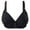 Black, variant on Odeerbi Bras for Women 2025 Lingerie Striped Bra Wire Free Underwear One-Piece Everyday Underwear Beige Refer to Size Chart In Description