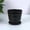Black, variant on Xrouty Colourful Plastic Flower Pots for Indoor Plants, 6.3"x 5.3" Keeps Bright Colors Plant Pots Indoors, Fit Succulents to Small Shrubs Home Decor White