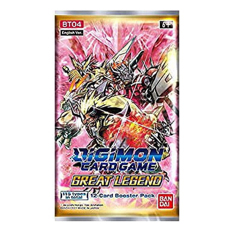 digimon card game great legend booster Digimon Card Game Booster Great Legend 24 Pack Box [Bt-04]