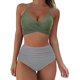 thumbnail image 1 of WILLBEST Traje de Baño Para Mujer, Conjunto de Bikini Para Mujer, Traje de Baño de Cintura Alta Con Estampado de Leopardo, Push Up, Traje de Baño Sexy, Conjunto de Tankinis, 1 of 3