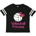 thumbnail image 3 of Inktastic Volleyball Butterfly Princess Girls Toddler T-Shirt, 3 of 5