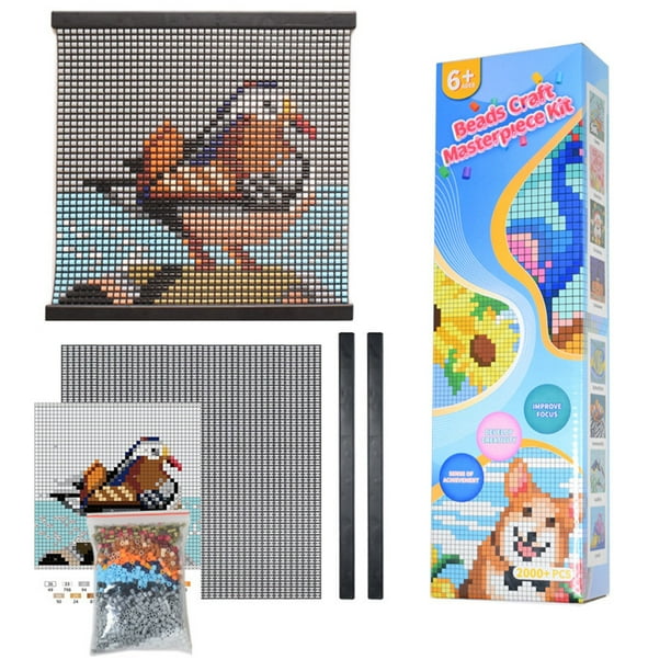 Paquete de cuentas educativas Manualidades DIY para niños Mejora las habilidades motoras y la imaginación con cuentas de colores para actividades
