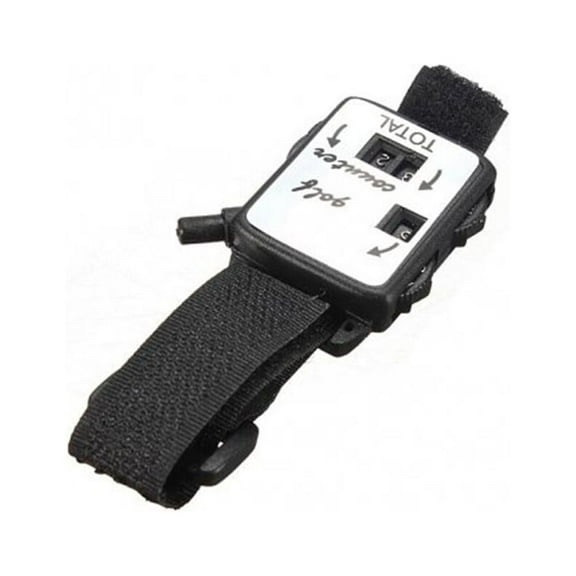 Referee Stroke Score Keeper Counter Wristband (Black)