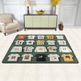 thumbnail image 2 of Hand Drawn Clothes Rugs Washable Cover Floor Rug Carpets Bathroom Decorations For Kitchen Bedroom Indoor 36"X24", 2 of 4