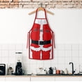 thumbnail image 4 of Oferta especial de Amazon Nuevo delantal navideño Estilo Grinch Santa Claus Delantal de cocina para el hogar Suministros de decoración navideña, 4 of 4