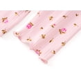 thumbnail image 4 of Cooltree Crewneck T-Shirt for Girls - Pink Ditsy Floral Soft Pointelle Long Sleeve Pullover Stylish Tops Size 8, 4 of 7