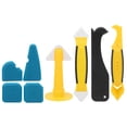 thumbnail image 1 of Juego de 8 herramientas de acabado para calafateo, espátula de silicona portátil, raspador y pala multifuncional., 1 of 14
