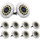 thumbnail image 1 of Luces solares de suelo para exterior, 10 unidades, 12 LED, lámparas solares de color blanco cálido, 1 of 6
