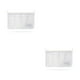 thumbnail image 2 of Injueey Bolsa de malla de almacenamiento para refrigerador, clasificación de compartimento doble, organizadores de aperitivos y alimentos, Blanco 1 PC 2Conjunto, 2 of 6