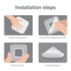 thumbnail image 2 of Inteprter Soporte para baño, de pared, ducha, organizador de secado, organización del hogar, bandeja de drenaje de plástico, caja de lavabo Cocina y Comedor Azul Inteprter HA063696-02, 2 of 6