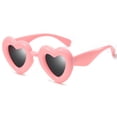 thumbnail image 5 of Pink Peach Heart Sunglasses Polarized Sunglasses for Women Sunglasses for Women Plastic Trendy Classic Retro Womens Sunglasses Men Driving Sun Glasses UV Protection One Size, 5 of 5