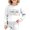 AB37 White, variant on Tisuna Kids Girls Long Sleeve Sweatshirts Soft Crewneck Letter Print Tops Toddler Daily Wear Fall Outfits Size 2-3 Years Black