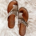 thumbnail image 2 of Zapatillas planas ortopédicas para corrección de juanetes, chanclas, sandalias con un dedo, zapatos, 2 of 5