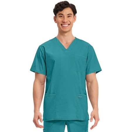 Cherokee Workwear Professionals Men Scrubs Top V-Neck WW695
