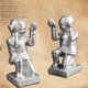 thumbnail image 5 of Portalápices De Caballero, Portalápices De Resina, Soporte Decorativo Para Bolígrafos De Soldado, Organizador De Resina Plateada, Decoración De Caballero Para Escritorio De Oficina En Casa Serendint EL006960-00, 5 of 6