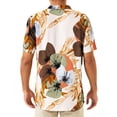 thumbnail image 4 of Hawaiian Shirt For Men, Men's Vintage Button Down Bowling Shirts Short Sleeve Summer Beach Shirt L, 4 of 5