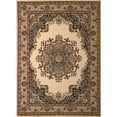 thumbnail image 5 of United Weavers Plaza Felicity Area Rug, Medallion Pattern, Ivory, 7'10" X 10'6", 5 of 6