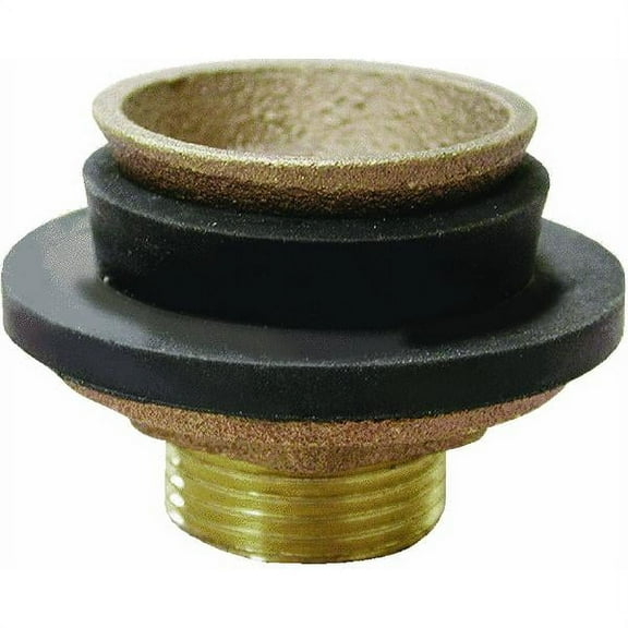 Jones Stephens Brass Toilet Spud - Brass Finish - 1 Piece