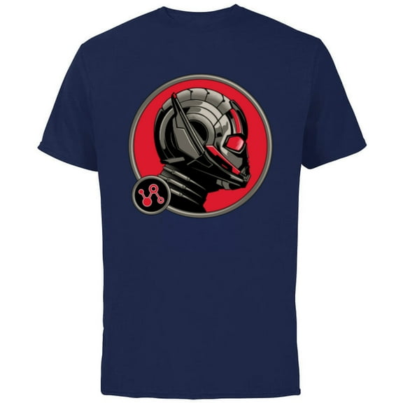 Marvel Ant-Man and the Wasp: Quantumania Scott Lang Helmet - Short Sleeve Cotton T-Shirt for Adults - Customized-Navy
