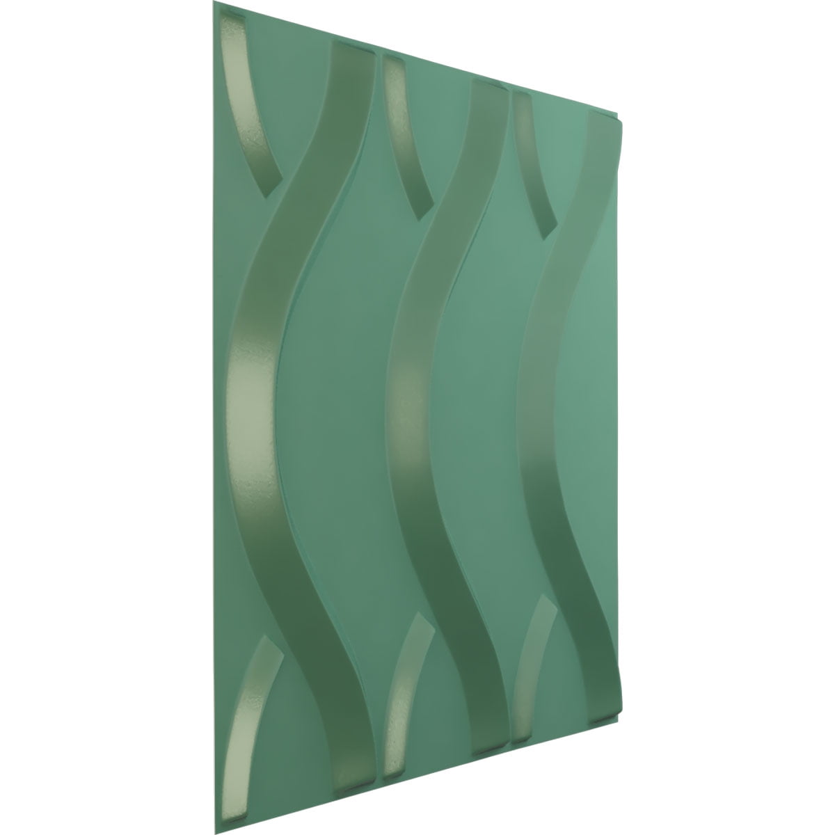 19 5/8"W x 19 5/8"H Nexus EnduraWall Decorative 3D Wall Panel, Universal Pearl Metallic Sea Mist (Covers 2.67 Sq. Ft.)