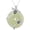 Bee-White Gold, variant on JKR Jade Necklace for Women Sterling Silver Round Cat/Hummingbird/Dragonfly/Butterfly/Bee Jade Jewelry Birthday Gifts Women Mom Wife Grandma
