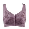 thumbnail image 1 of MIASHUI Bras for Women Comfortable Large Size Front Open Button Middle and Old Age Gathering No Steel Ring Comfortable and Breathable Bra, 1 of 3