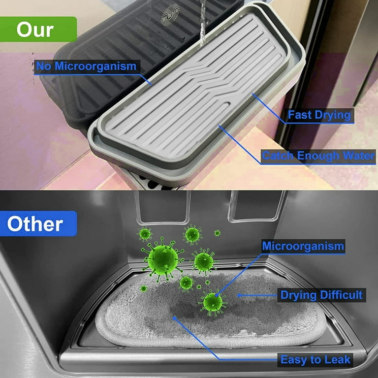 Reheyre Refrigerator Drip Tray - Non-Slip Bottom - Water-Absorbent